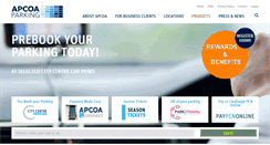 Desktop Screenshot of apcoa.co.uk